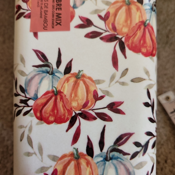 Halloween canisters set of 3 fall pumpkins bamboo - Picture 3 of 10